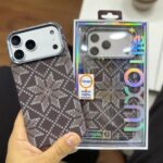 iPhone 17 Pro Max Luxo Life Collection PC Case – Multicolor Pitaka Style Carbon Design Protective Back Cover Design 20