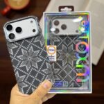 iPhone 17 Pro Max Luxo Life Collection PC Case – Multicolor Pitaka Style Carbon Design Protective Back Cover Design 19