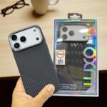 iPhone 17 Pro Max Luxo Life Collection PC Case – Multicolor Pitaka Style Carbon Design Protective Back Cover Design 12