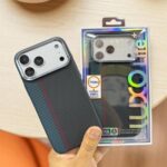 iPhone 17 Pro Max Luxo Life Collection PC Case – Multicolor Pitaka Style Carbon Design Protective Back Cover Design 7