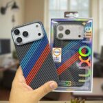 iPhone 17 Pro Max Luxo Life Collection PC Case – Multicolor Pitaka Style Carbon Design Protective Back Cover Design 5
