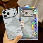 iPhone 17 Pro Max Luxo Life Collection PC Case – Multicolor Pitaka Style Carbon Design Protective Back Cover Design 1