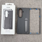 Samsung Galaxy Z Fold7 Kind Suit Leather Protective Shell Case Cover with Stand - Gray - Image 3