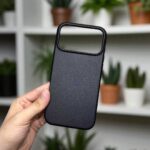 iPhone 17 Pro Max KZDOO Noble Collection Full Coverage Leather Case – Luxury Protective Back Cover Cosmic Black