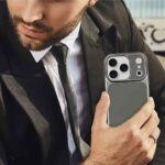 iPhone 17 Pro Max Santa Barbara Polo Lucas Series Leather Magsafe Case With Camera Protection Gold - Image 5