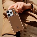 iPhone 17 Pro Max Santa Barbara Polo Lucas Series Leather Magsafe Case With Camera Protection Gold - Image 2