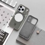 iPhone 17 Pro Max Santa Barbara Polo Lucas Series Leather Magsafe Case With Camera Protection Gold - Image 6