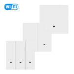 Modern WiFi Luxury Manual Push Button Smart Switch 1/2/3 Gang Compatible with Tuya & Smart Life App – Remote Control & Timer - Image 2