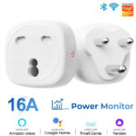 Heavy Duty 3 Pin Smart Plug 16A with Power Monitoring, Child Lock, WiFi Smart Socket for AC, Water Motor & Pressure Pump | Tuya Smart Life App | Works with Alexa & Google Home