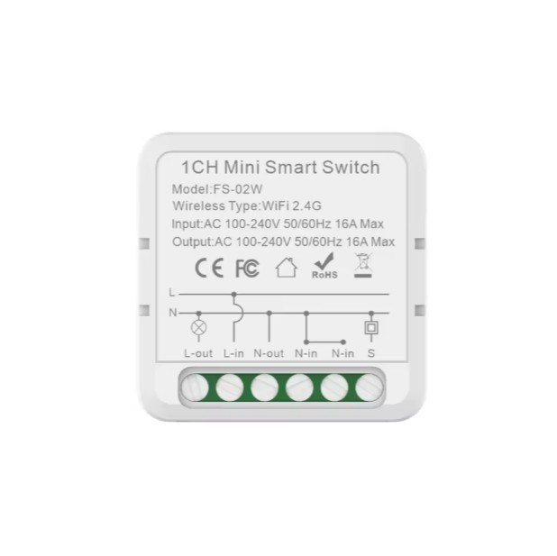 0 16A Smart Circuit Breaker with Energy Monitor, Voice Control via Alexa & Google Assistant | Tuya Smart Life for AC, Water Motor & Pressure Pump - Image 1