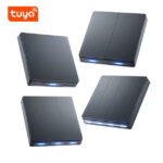 Smart Home Wall Switches with Colorful LED, Remote Control, Alexa & Tuya Smart Life | Smart Switches