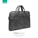 Amaze Office Mate 100% Synthetic Leather Laptop Bag | A920 for 14–15.6 Inch – Premium Professional Office Carry Bag - Image 4