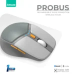 Amaze Probus Triple Connection Rechargeable Wireless Mouse A725 – Multi-Device & Ergonomic Design - Image 3