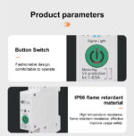 WiFi Smart Circuit Breaker 1P 63A DIN Rail with Power Metering | Tuya Smart Life App Remote Control - Image 5