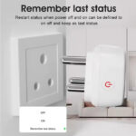 Heavy Duty 3 Pin Smart Plug 16A with Power Monitoring, Child Lock, WiFi Smart Socket for AC, Water Motor & Pressure Pump | Tuya Smart Life App | Works with Alexa & Google Home - Image 3