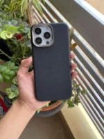 iPhone 16 Pro / 16 Pro Max X-Level Skin Feel Leather Case – Black