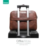 Amaze Office Mate 100% Synthetic Leather Laptop Bag | A920 for 14–15.6 Inch – Premium Professional Office Carry Bag - Image 8