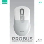 Amaze Probus Comfort Click Wireless Mouse A715 – Ergonomic, Silent & Rechargeable