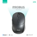 Amaze Probus Triple Connection Rechargeable Wireless Mouse A720 – Multi-Device & Ergonomic