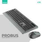 Amaze Probus Palm Comfort Wireless Keyboard & Mouse Combo A745 – Ergonomic, Silent & Rechargeable
