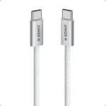 Anker Zolo USB C to USB C 240W Braided Fast Charging Data Cable 1.5m – A8060 White