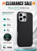 iPhone 16 Pro / 16 Pro Max X-Level Skin Feel Leather Case – Black