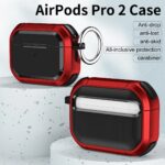 Apple Airpods Pro 2 Luxury TPU + PC Earphone Protection Case – Heavy Duty Anti-Fall Hard Cover (Multiple Colors) - Image 2