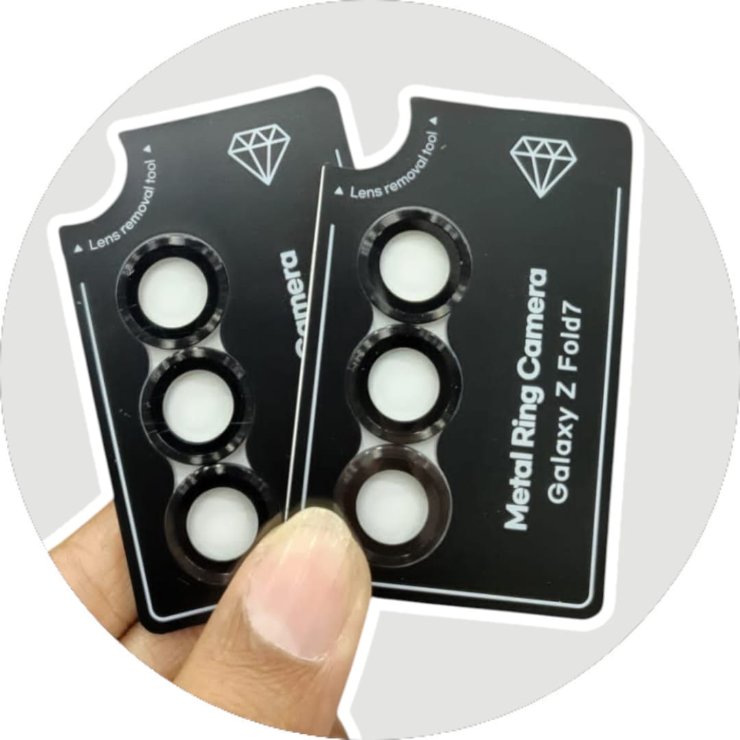 samsung-fold-7-camera-protective-lens Samsung Galaxy Fold 7 / Flip 7 Camera Protective Lens – Anti-Scratch Ring Cover (Black) - Image 1