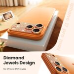 iPhone 17 Pro Max Diamond Bling Full Camera Lens Protector - Image 4