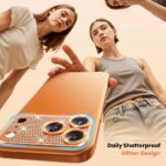 iPhone 17 Pro Max Diamond Bling Full Camera Lens Protector - Image 2