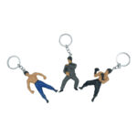 Tekken Bruce Lee Keychain Stylish Fighter Metal Key Ring