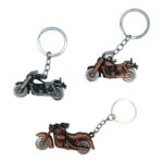 Motor Bike Metal Keychain Durable Stylish Bike Key Ring