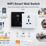 Universal Plug Tuya Wifi Smart Socket Switch Quick Charge 3.0 Usb Port Outlet Smart Life Via Alexa google Home | Wifi Switch | Wifi Switches