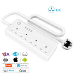 Newest UK Smart WiFi Socket Power Strip Multi Plug with 4 Plug 4 USB Port for Home Office | Wifi Extension | Wifi switch | Wifi Switches - Image 2