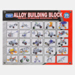 Alloy Building Blocks 25 Models Educational Mechanic Toys (239 Pieces) - Image 3