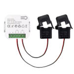 Wifi Smart Life Tuya Dual Channel Smart Meter Power Consumption Monitor Max 80A Energy Meter 100V-240V 50/60Hz | Wifi Switch | Wifi Switches - Image 2