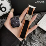 Apple Watch 42mm(Old)/44mm/45mm/46mm/49mm Ultra  Adjustable Sports Nylon Band N Buckle Strap - Image 6