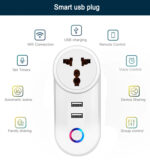 Tuya Double USB Smart Plug Wifi Remote Control with Smart Life App Smart Socket with Power Metering | Wifi Plug | Wifi Switch | Wifi Switches - Image 6