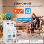 Tuya 63A Wifi Smart Energy Power Consumption 2p Meter Circuit Breaker with Leakage Protection Time Relay Switch App Control | Wifi Switch | Wifi Switches - Image 6