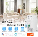 Tuya 63A Wifi Smart Energy Power Consumption 2p Meter Circuit Breaker with Leakage Protection Time Relay Switch App Control | Wifi Switch | Wifi Switches - Image 5