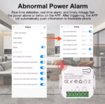 Wifi Smart Life Tuya Dual Channel Smart Meter Power Consumption Monitor Max 80A Energy Meter 100V-240V 50/60Hz | Wifi Switch | Wifi Switches - Image 5