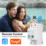 Tuya 63A Wifi Smart Energy Power Consumption 2p Meter Circuit Breaker with Leakage Protection Time Relay Switch App Control | Wifi Switch | Wifi Switches - Image 4