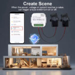 Wifi Smart Life Tuya Dual Channel Smart Meter Power Consumption Monitor Max 80A Energy Meter 100V-240V 50/60Hz | Wifi Switch | Wifi Switches - Image 4