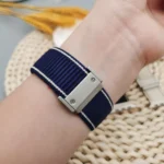 Apple Watch 42mm(Old)/44mm/45mm/46mm/49mm Ultra Magnetic Lock Nylon Strap Breathable Elastic Band - Image 2