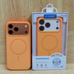 J-Case Soft Sand TPU+PC MagSafe Supported Case for iPhone 17 Pro Max – Slim Shockproof Hybrid Back Cover