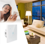 Wifi Smart Home Wall Smart Light Switch Touch Switch (White & Black) for Home Remote Control Switch for Tuya and Smart Life Control | Wifi Switch | Wifi Switches | Touch Switch - Image 8