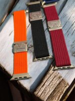 Apple Watch 42mm(Old)/44mm/45mm/46mm/49mm Nylon Braided Strap with Parachute Lock Band - Image 3