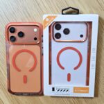 RAVAKA Transparent Grip MagSafe Case for iPhone 17 Pro Max – Clear Anti-Slip Protective Back Cover