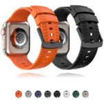 Apple Watch 42mm(Old)/44mm/45mm/46mm/49mm Dash Silicone Straps - Image 2