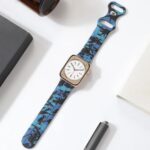 Apple Watch 42mm(Old)/44mm/45mm/46mm/49mm Camouflage Bracelet Silicone Straps - Image 12